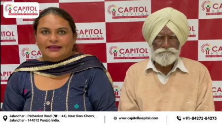 Another patient admitted with heart problem going back with best treatment from Capitol Hospital